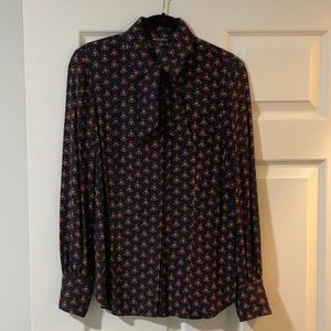Brooks Brothers blouse with neck tie.